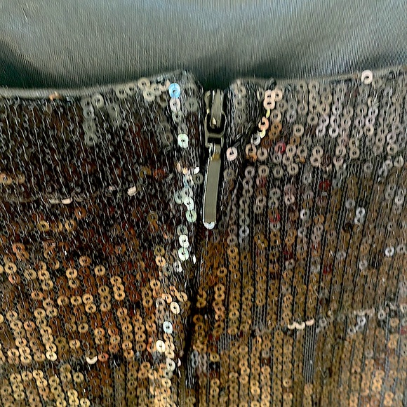 Stunning Black Sequin Corset Tank Top - Picture 7 of 8